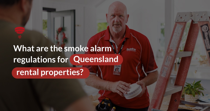 What are the smoke alarm regulations for Queensland rental properties?