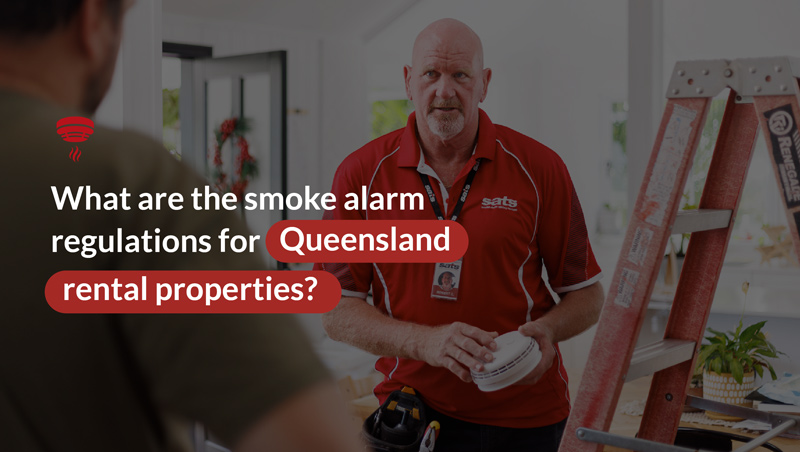 What are the smoke alarm regulations for Queensland rental properties?