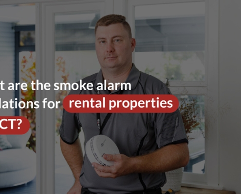 What are the smoke alarm regulations for rental properties in ACT?